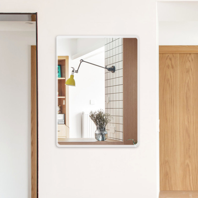 镜子全身镜玻璃贴墙镜免打孔挂镜宿舍浴室整片网红镜子化妆镜定制|ruв категории семья/личные чистящие средства, потребительских уборка посуды, гребень/портативный зеркало, ручной косметическое зеркало - от Buy2taobao.com для оказания профессиональной услуги покупки агента Taobao