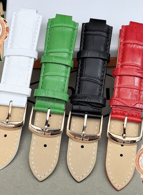 原装FOLLI FOLLIE芙丽真皮表带凸口18MM 22MM 适配WF13B001SE手表