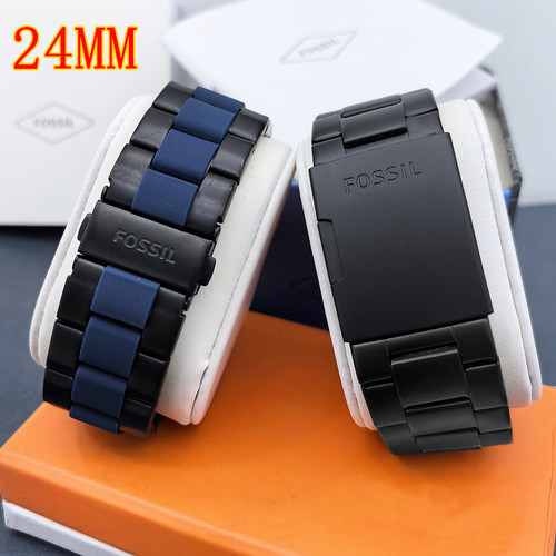 FOSSIL不锈钢表带24MM通用