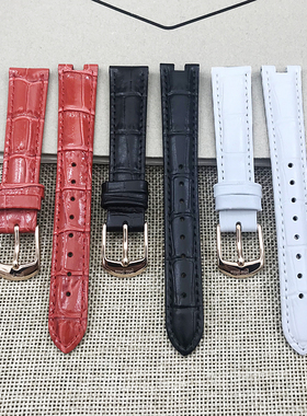 现货FOLLI FOLLIE表带皮带黑白红WF13B038 WF13B039SS手表配件