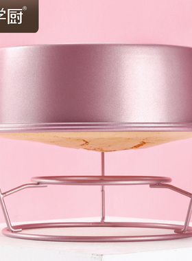 学厨6寸8寸戚风蛋糕冷却架倒扣放凉架晾网冷凉架脱模模烘焙工具