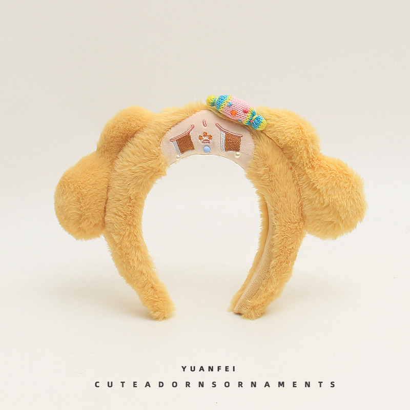 创意糖果女孩发箍可爱趣味毛绒卡通头饰搞怪拍照发卡少女卖萌头箍