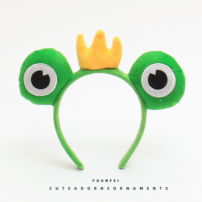 青蛙皇冠可爱拍照卡通头饰