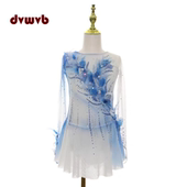 DVWVB设计定制滑冰服装 花样滑冰表演服演出服儿童成人Y738