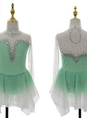 DVWVB设计定制花样滑冰服装花样滑冰表演服考级儿童成人女款Y432