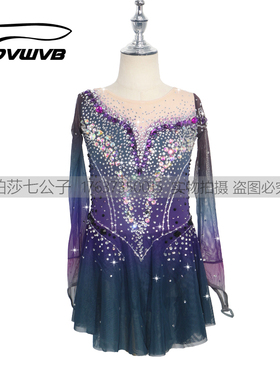 DVWVB 定制花样滑冰服装 花样滑冰表演服女款 G198