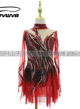 DVWVB 设计定制花样滑冰服装花样滑冰表演服儿童成人女款裙Y126