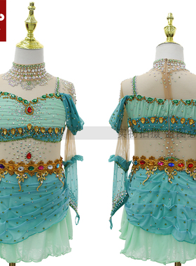 DVWVB 设计定制花样滑冰服装花样滑冰表演服儿童成人女款裙Y192