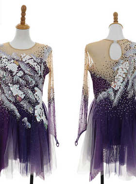 DVWVB设计定制花样滑冰服装花样滑冰表演服考级儿童成人女款Y446