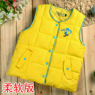 天天特价棉儿童背心丝绵背心内穿羽绒棉马甲休闲款男女中小童马夹