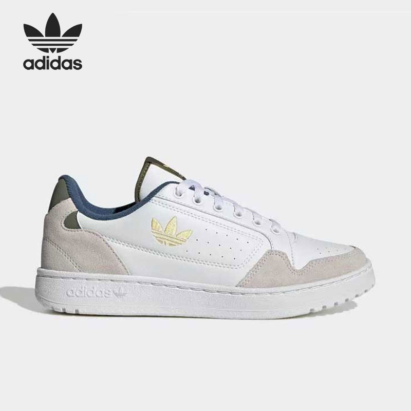 Adidas/阿迪达斯正品三叶草NY 90 W女子运动低帮板鞋GX4465