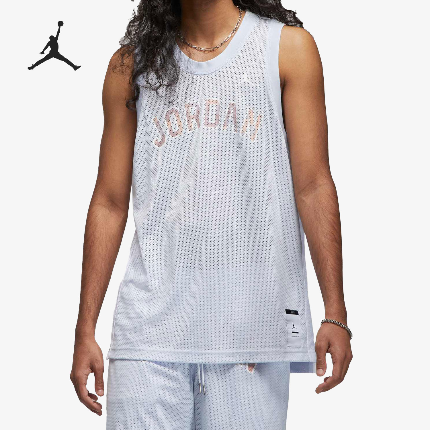 Nike/耐克正品Jordan男子网眼运动无袖篮球背心 DM1875-085