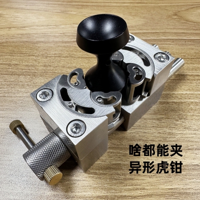 异形台虎圆柱圆球打孔分形虎钳小型精密夹具固定器夹紧器不锈钢