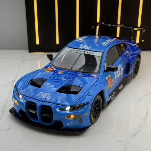 124宝马M4GT3跑车赛车合金模型
