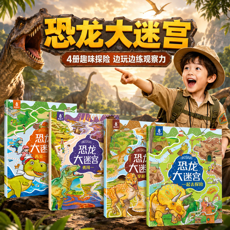 专注力训练亲子游戏迷宫绘本