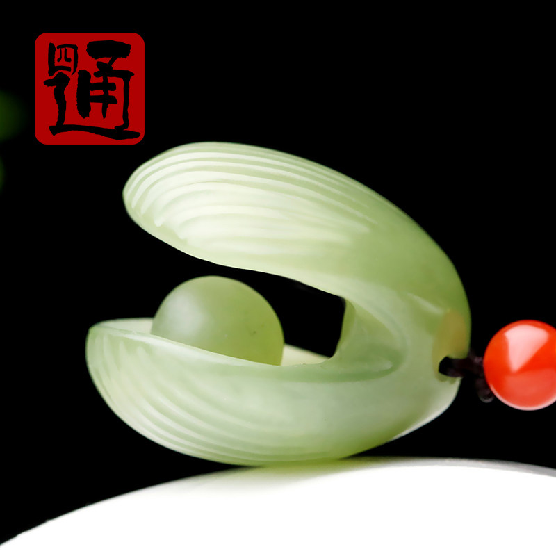 色纯料细贝壳珠可晃动发出声响