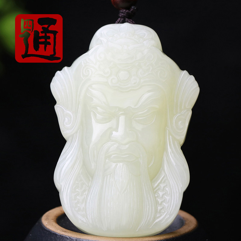 甄选色均料细仁义勇武虎头帽关公