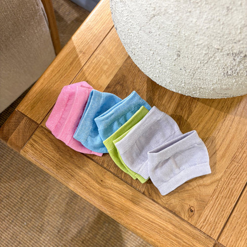 Beeff彩色半截袜套凉鞋拖鞋搭配