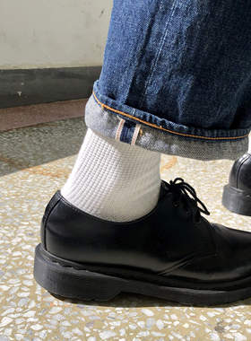 beeff男女 天然苎麻棉 夏季长袜子薄款男女袜中筒透气夏天白袜