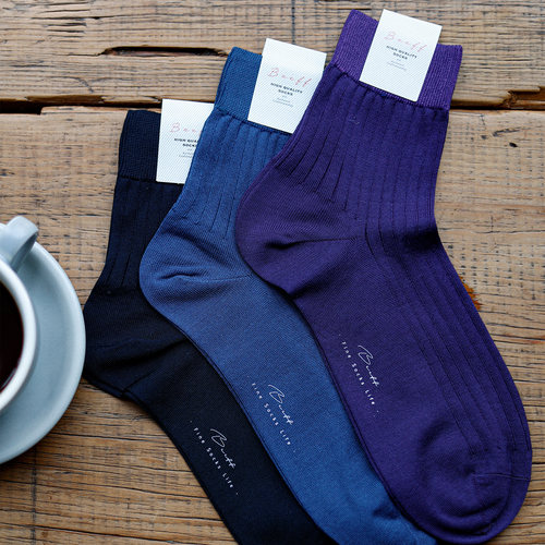 丝光棉绅装短袜high无骨