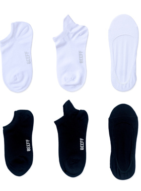 Beeff女士 秘鲁棉无骨 浅口低帮短袜船袜隐形袜 夏季薄款不掉跟