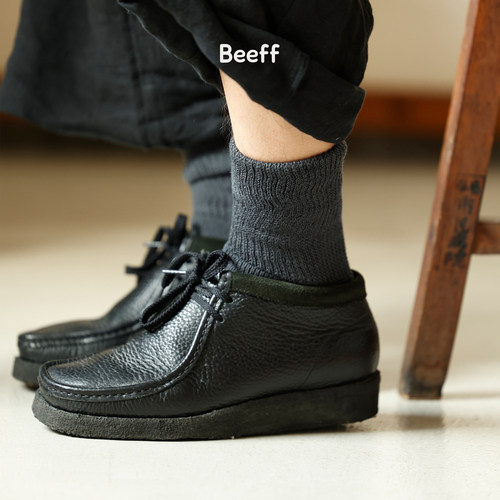 beeff厚毛巾毛圈双层松软袜口