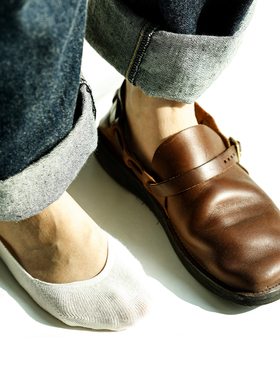 Beeff男女 法国亚麻隐形袜无骨 不掉跟棉麻 夏季清凉干爽船袜