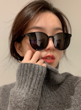 韩版潮墨镜偏光个性女