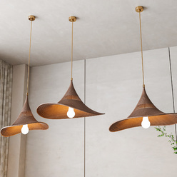 现代创意喇叭花形餐厅吊灯