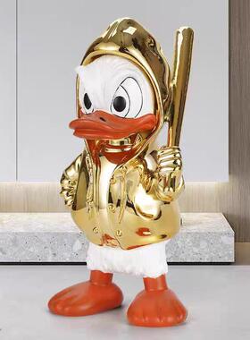 唐老鸭创意摆件客厅落地