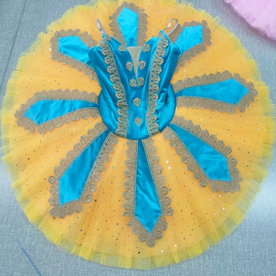 法老的女儿芭蕾TUTU蓬蓬裙简易纱裙成人儿童比赛表演服演出服