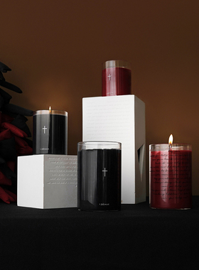 【新年礼物】idemak原创烟木香薰蜡烛摆件天然大豆蜡卧室持久扩香