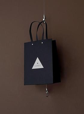 idemak原创黑色礼品包装袋装饰手提袋【不单独出售，随产品购买】