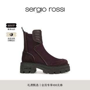 SR女鞋 DRIVE系列休闲厚底马丁靴短靴踝靴 Rossi Sergio