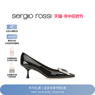 Twenty系列水晶钻扣高跟鞋 Rossi 款 SR女鞋 Sergio 经典