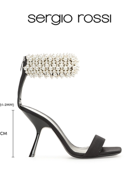 Sergio Rossi/SR女鞋EVANGELIE系列高跟凉鞋