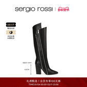 Sergio 复古粗跟高筒长筒靴 RIDER系列 Rossi SERGIO