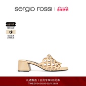 拖鞋 Sergio MERMAID美人鱼系列方跟镂空高跟凉鞋 Rossi SR女鞋