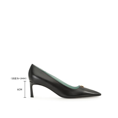 【2026新品】Sergio Rossi/SR女鞋 SURGE系列 气质浅口单鞋FP