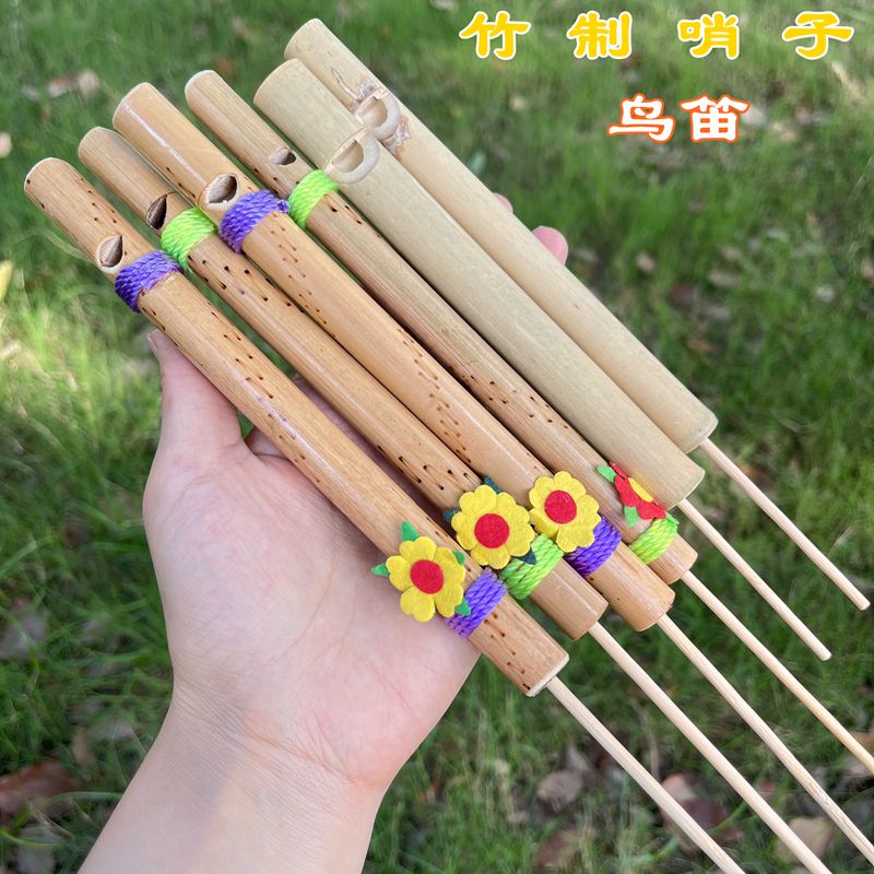 新奇特泰国笛子鸟笛儿童乐器吹奏玩具礼品竹口哨模仿鸟叫声笛子