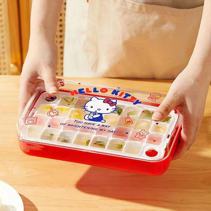 三丽鸥正版食品级按压式冰格