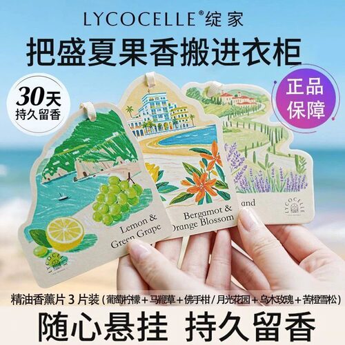 绽家家用车载精油香薰片正品