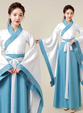 古装童悦舞韵大袖衫汉服襦裙舞台