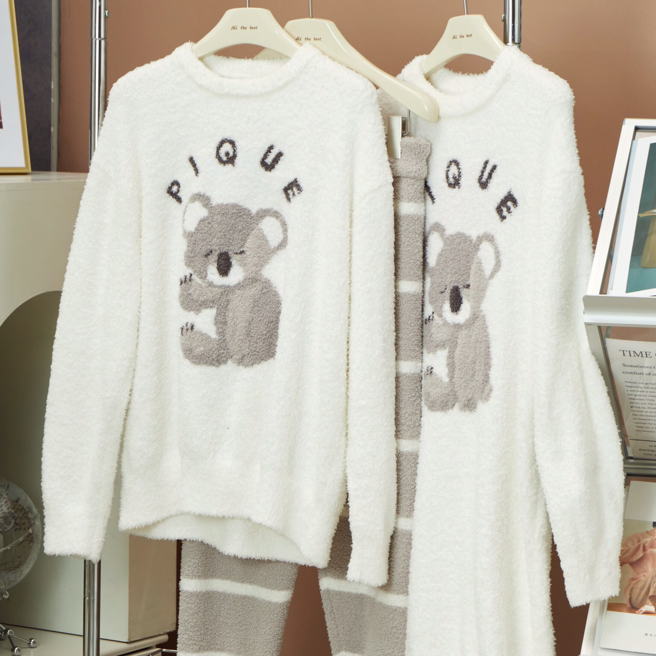 女士软绵绵考拉睡衣家居服