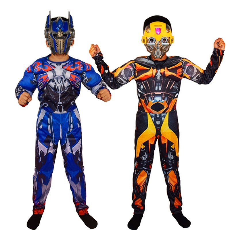 万圣节儿童服装汽车机器人服装大黄蜂变形金刚擎天柱舞台演出衣服|ruв категории Женская одежда, костюм/национальная одежда/театр костюм, национальная одежда/этап погрузки - от Buy2taobao.com для оказания профессиональной услуги покупки агента Taobao