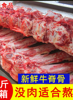 50斤新鲜现杀牛脊骨不带肉牛肋骨牛背骨牛脖骨牛杂骨商用煲汤食材