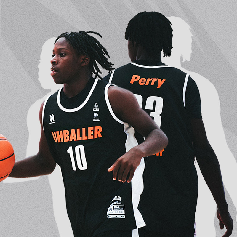 UH熊猫配色美式篮球队服套装球衣定制设计印字DIY训练男比赛队服