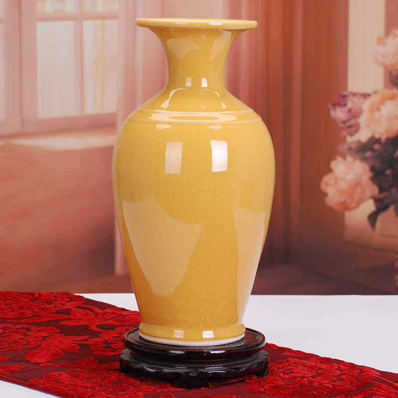 景德镇花瓶颜色釉家居摆件艺术