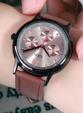 GEDI潮流创意皮带手表女 特色个性手腕表 礼品时装女手表