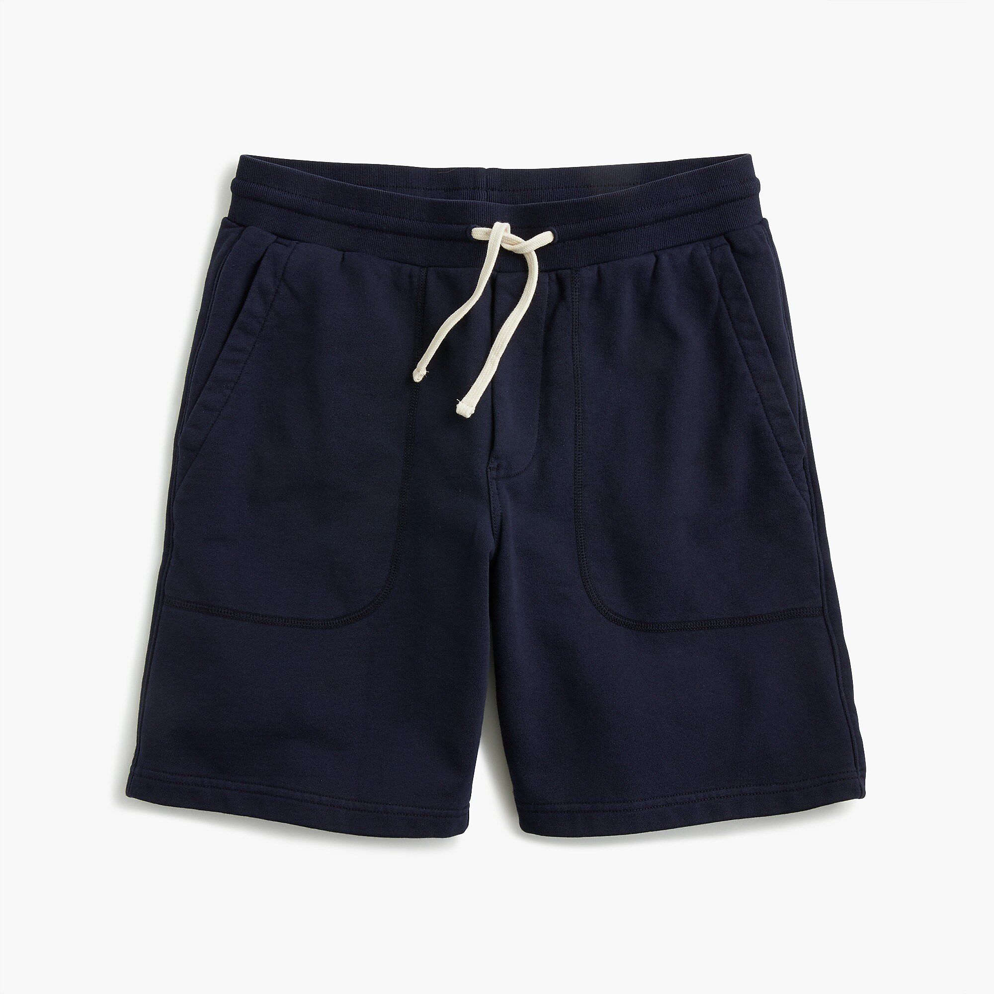 J.crew夏款弹力抽绳纯棉毛圈布短卫裤运动短裤男Jcrew